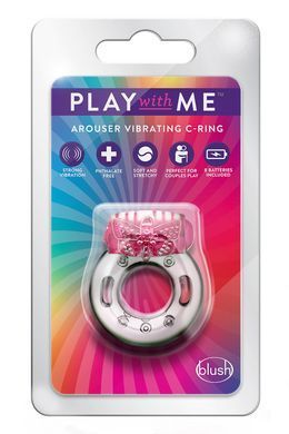 Эрекционное виброкольцо PLAY WITH ME AROUSER VIBRATING C-RING PINK