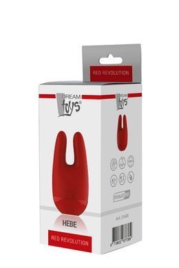 Вібростимулятор Dream Toys RED REVOLUTION для клітора та сосків, червоний