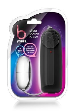 Виброяйцо B YOURS SILVER POWER BULLET BLACK