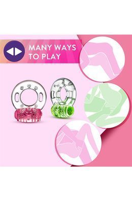 Эрекционное виброкольцо PLAY WITH ME AROUSER VIBRATING C-RING PINK
