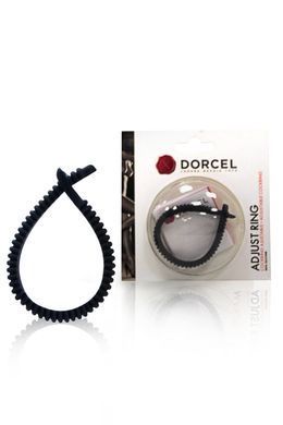 Эрекционное кольцо лассо Dorcel Adjust Ring, эластичное, регулируемая тугость, Черный