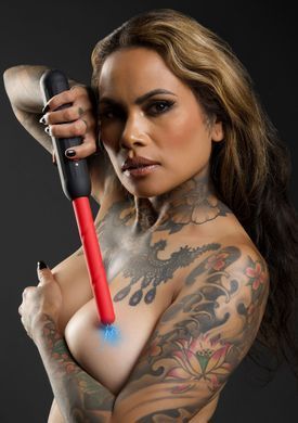 Электростимулятор Стик Taboom Prick Stick Electro Shock Wand красно-черный, 34 см