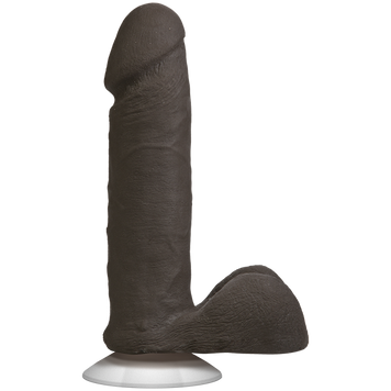 Фаллоимитатор Doc Johnson The Realistic Cock 6 inch Black - ULTRASKYN, Vac-U-Lock, диаметр 4,3см, Коричневый