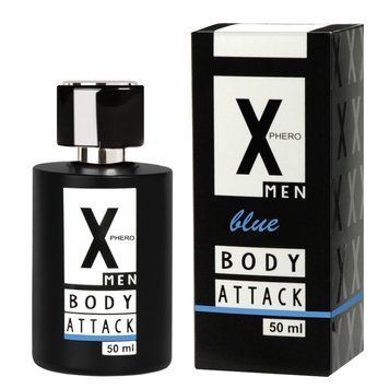 Духи с феромонами Aurora Body Attck MEN Blue X-PHERO 50ml