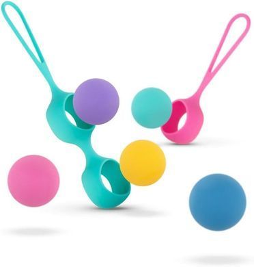 Набор вагинальных шариков PMV20: Vita &ndash; Kegel Ball Set, масса 40, 50, 60 г, два держателя