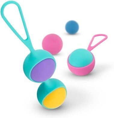 Набор вагинальных шариков PMV20: Vita &ndash; Kegel Ball Set, масса 40, 50, 60 г, два держателя