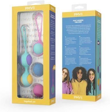 Набор вагинальных шариков PMV20: Vita &ndash; Kegel Ball Set, масса 40, 50, 60 г, два держателя