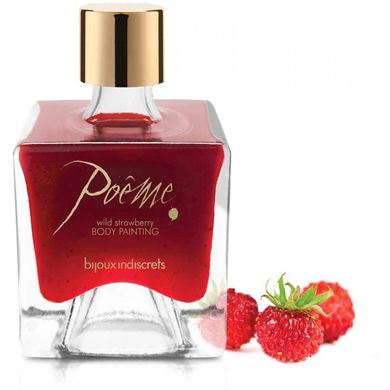 Съедобная краска для тела Bijoux Indiscrets Poеme - Wild Strawberry, 50г