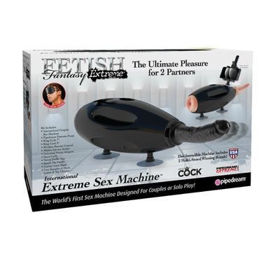 Секс-машина для двох Pipedream Fetish Fantasy Extreme на присосках з утримувачем для телефону