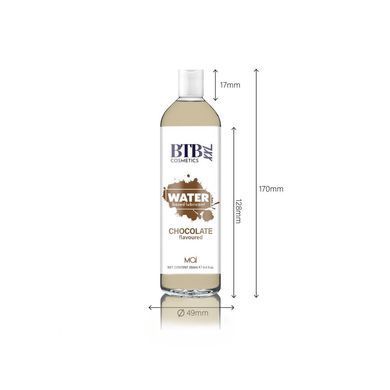 Змазка на водній основі BTB FLAVORED CHOCOLAT з ароматом шоколаду (250 мл)