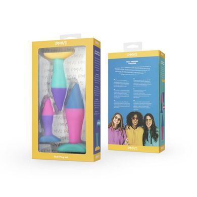 Набір анальних пробок PMV20 Koda &ndash; Butt Plug Set, діаметр 2,9 см, 3,9 см, 5 см