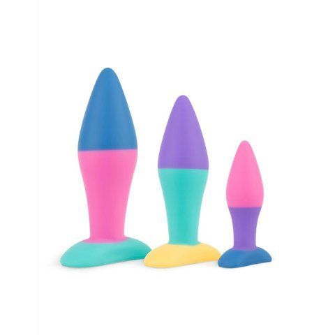 Набір анальних пробок PMV20 Koda &ndash; Butt Plug Set, діаметр 2,9 см, 3,9 см, 5 см