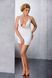 Сорочка з глибоким декольте MIRACLE CHEMISE white 4XL/5XL - Passion, трусики, Білий