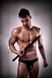 Чоловічі трусики під латекс Passion 008 THONG black L/XL, Черный