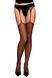Чулки с поясом Anne De Ales LEA T3 Black, отлично для pinup образа, Черный