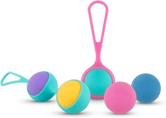 Набор вагинальных шариков PMV20: Vita &ndash; Kegel Ball Set, масса 40, 50, 60 г, два держателя