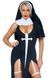 Leg Avenue Sultry Sinner L Black/White