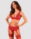Obsessive Lacelove cupless 3-pcs set M/L