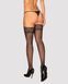 Чулки под пояс Obsessive Nero Firella Stockings S\M