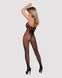Бодистокинг Obsessive Bodystocking G308 S/M/L, халтер, декор в виде татуировки
