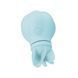 Вибратор Adrien Lastic Caress Blue с насадками для стимуляции вращающихся эрогенных зон.