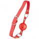 F61401 Кляп&nbsp;из экокожи BREATHABLE BALL GAG RED
