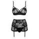Комплект Obsessive Peonesia 3 предмета L/XL