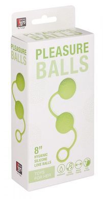 Кульки Вагінальні NEON PLEASURE BALLS, GREEN