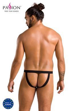 Чоловічі сліпи на шнурівці Passion Slip Ben XXL/XXXL, чорні, екошкіра, люверси