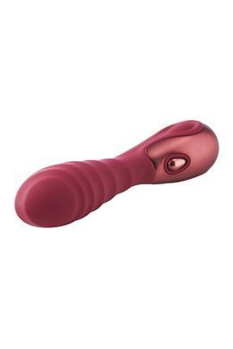 Мини вибратор рельефный Dream Toys Dinky Mini Vibrator Jody F бордовый, 12 см х 3.2 см