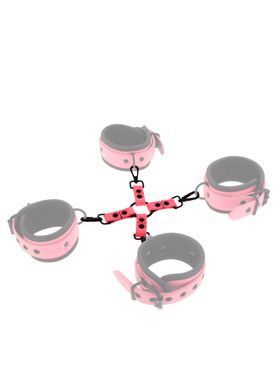 Перекрестная система фиксации Taboom Hogtie, розовая