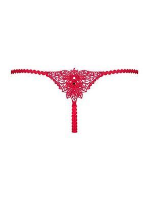 Стринги&nbsp;Obsessive&nbsp;Hetea&nbsp;thong&nbsp;red&nbsp;S/M