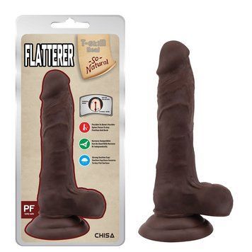 Фалоімітатор / насадка на страпон з хребтом Flatterer Chisa
