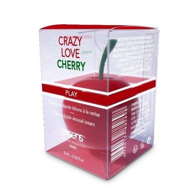 Возбуждающий крем для сосков EXSENS Crazy Love Cherry (8 мл) с жожоба и маслом ши, съедобный