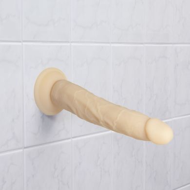 Фаллоимитатор Naked Addiction - 9&Prime; Silicone Dual Density Bendable Dildo Vanilla, виброшар в подарке