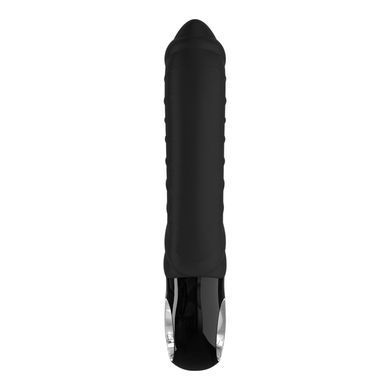 Вибратор для точки G Fun Factory TIGER black, ребристый, подходит для анальной стимуляции.
