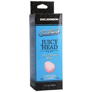 Зволожувальний спрей оральний Doc Johnson GoodHead – Juicy Head – Dry Mouth Spray – Cotton Candy 2 f