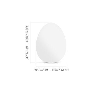 Мастурбатор-яйцо Tenga Egg Misty (туманный), Белый