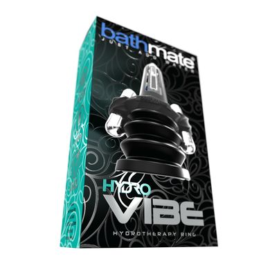 Комплект для вибротерапии с гидропомпой Bathmate - Hydro Vibe, Черный/серебристый