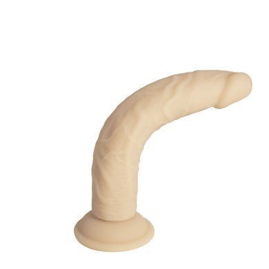 Фаллоимитатор Naked Addiction - 9&Prime; Silicone Dual Density Bendable Dildo Vanilla, виброшар в подарке
