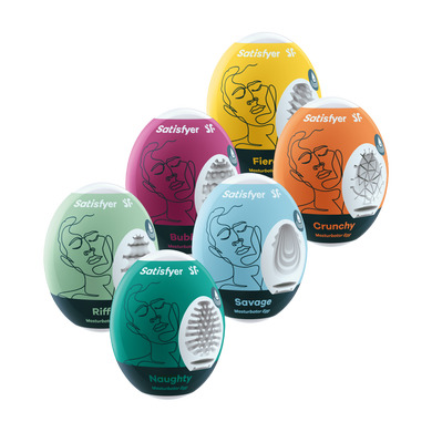 Набір Satisfyer Masturbator Egg 6er Set assorted