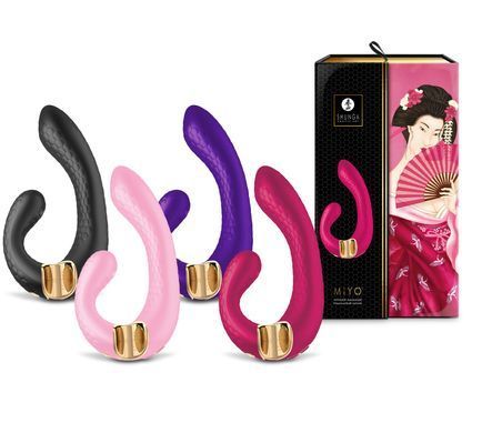 Vibrator Shunga Miyo Raspberry Vibrator, Малиновый