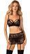Комплект Obsessive Peonesia 3 предмети S/M