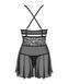 Нав'язливий 838-bab-1 babydoll & thong black s/m