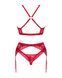 Obsessive Lacelove cupless 3-pcs set XL/2XL