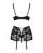 Комплект Obsessive Peonesia 3 предмети S/M