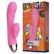 Вібратор-кролик з підігрівом і пустотливим язичком для клітора Leten Wonderful Pink