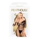 Бодистокинг с имитацией лифа Penthouse - High Profile Black S/L, Черный