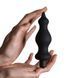 Анальна пробка з вібрацією Adrien Lastic Bullet Amuse Black, макс. діаметр 3,9 см, Черный