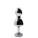 Металева анальна пробка Wooomy Lollypop Double Ball Metal Plug Red S, діаметр 2,8 см, довжина 8,5 см